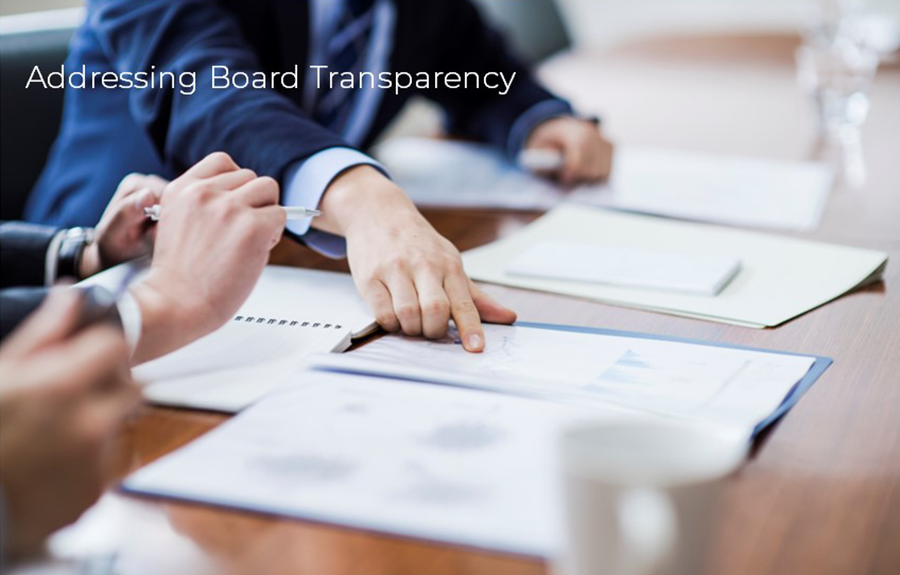 Addressing Board Transparency